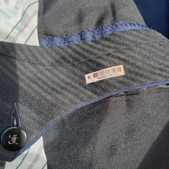 Lauren Ralph Lauren Wool Navy Pants Size 38 x 30 - Picture 5 of 8